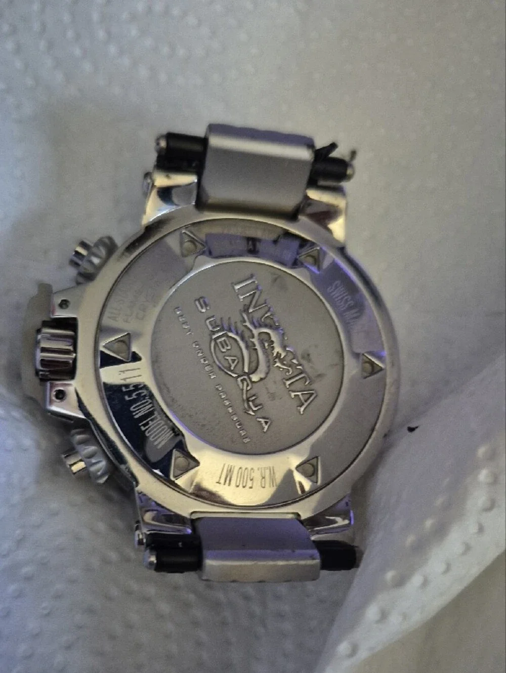 Invicta engraved display